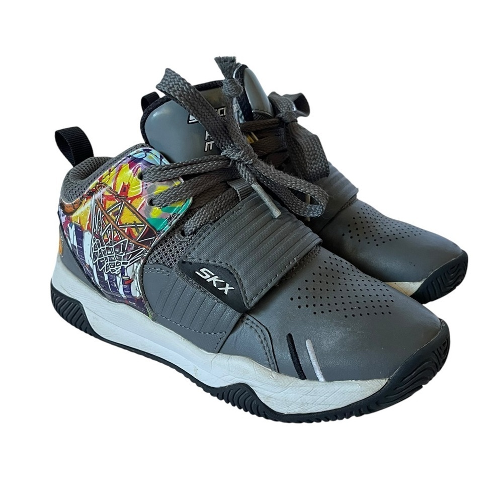 Skechers Hoop 'Til It Hurts Powershot Skech-Hops kids leather sneakers